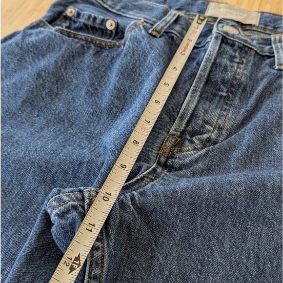Everlane Blue Denim The ’90s Cheeky Jean Mid-rise Ankle Jeans, size 28 - Picture 7 of 9